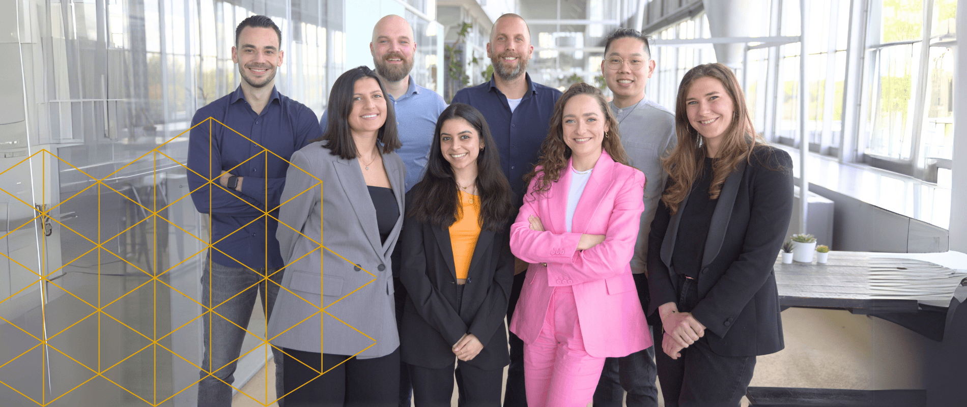 YachtCloud team for luxury settings in office